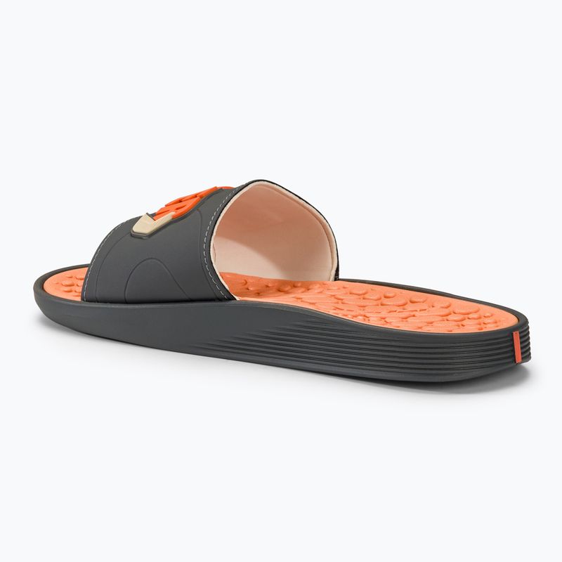 Vyriškos šlepetės RIDER Pump Slide AD grey/dark grey/orange 3