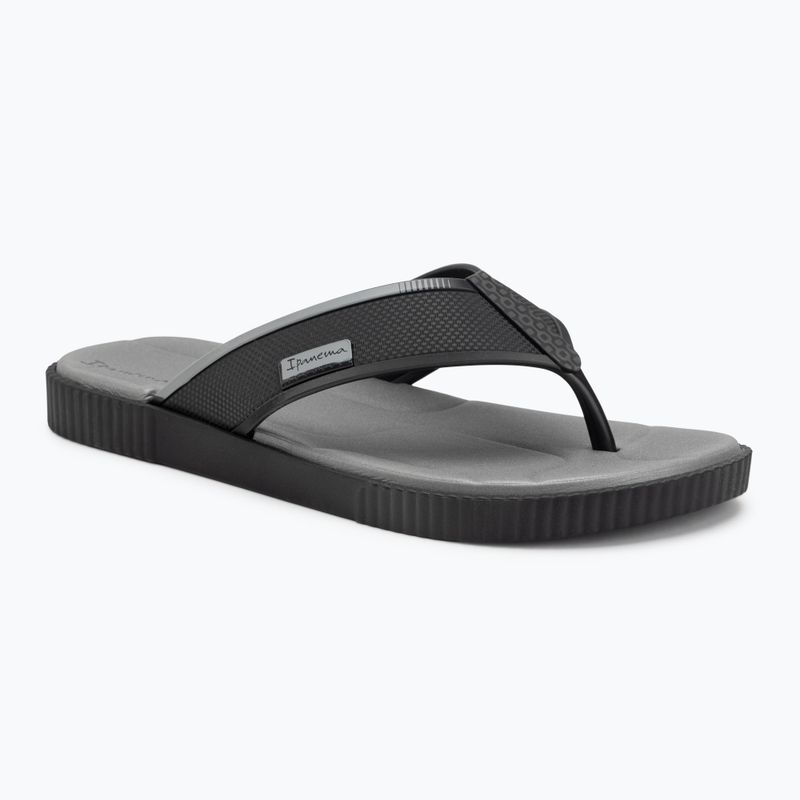 Vyriškos šlepetės per pirštą Ipanema Vintage black/black/grey
