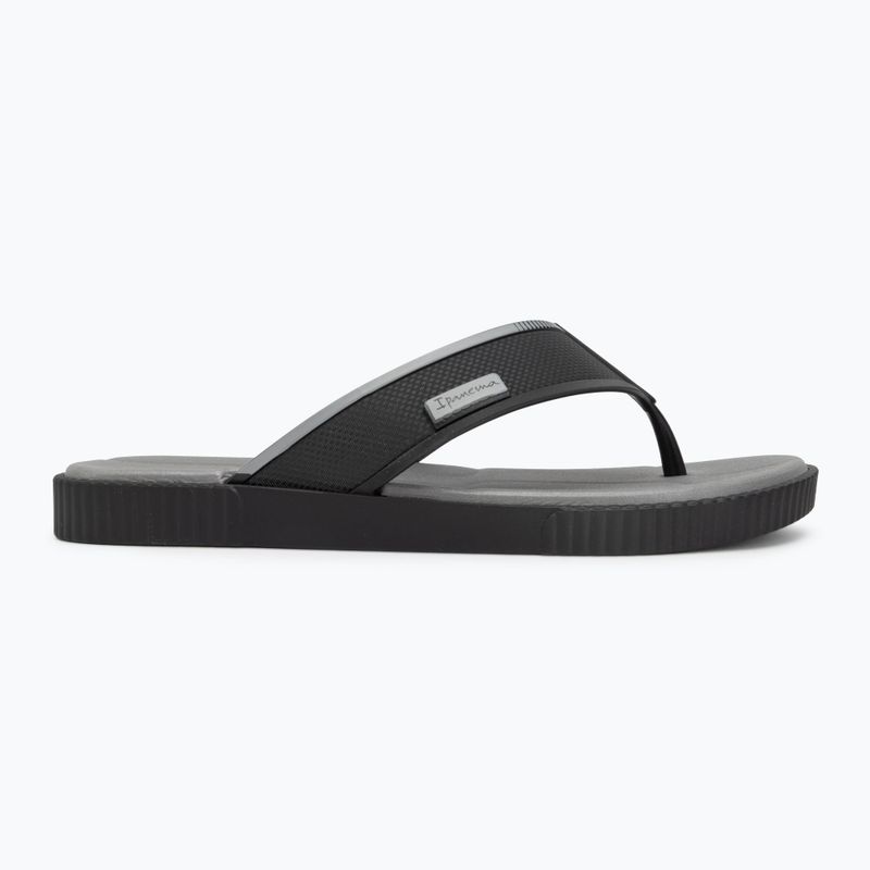 Vyriškos šlepetės per pirštą Ipanema Vintage black/black/grey 2