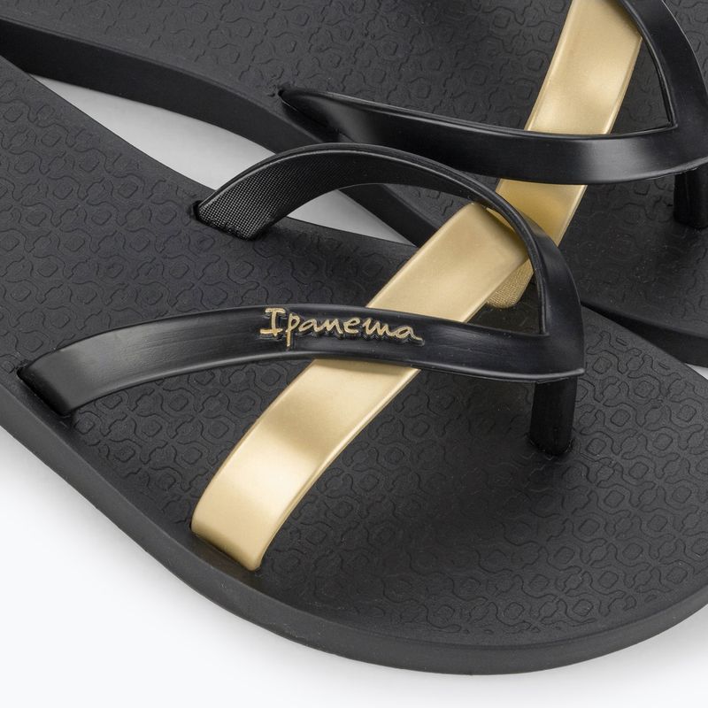Ipanema Kirei black/gold moteriškos šlepetės 3