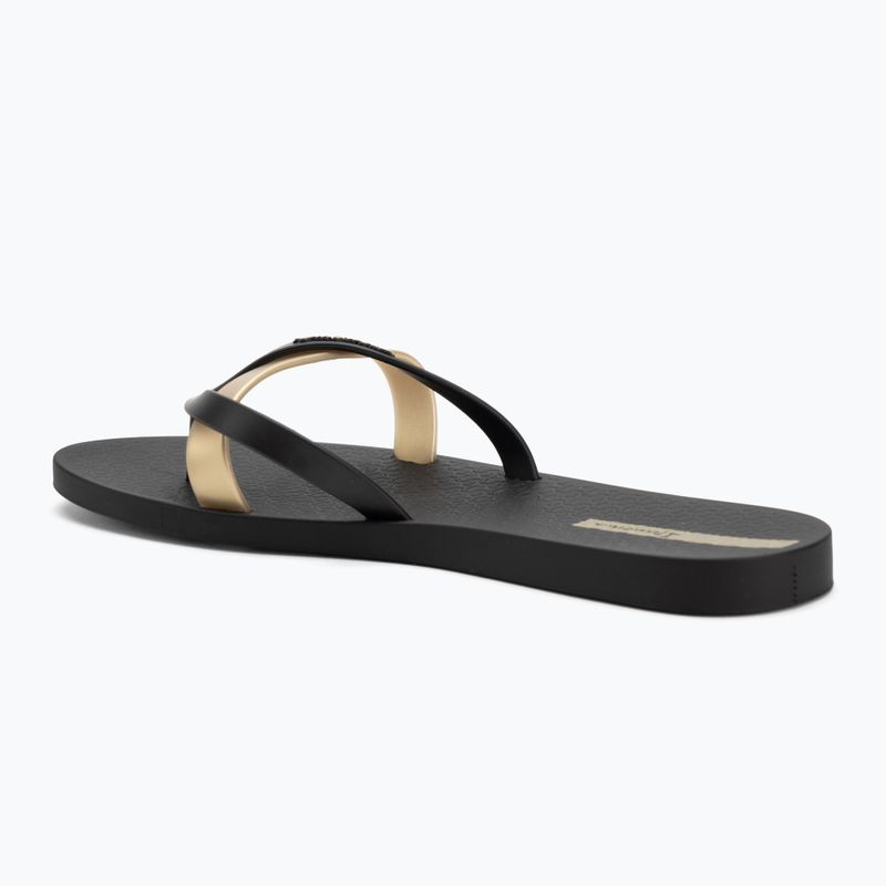 Moteriškos šlepetės per pirštą Ipanema Kirei black/gold 3