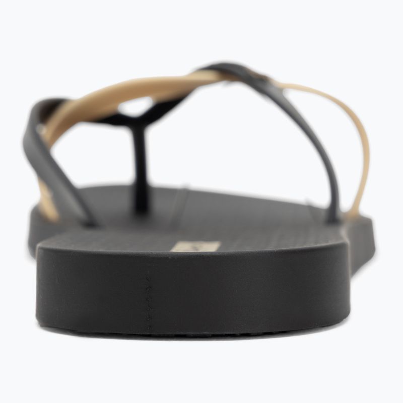 Moteriškos šlepetės per pirštą Ipanema Kirei black/gold 6