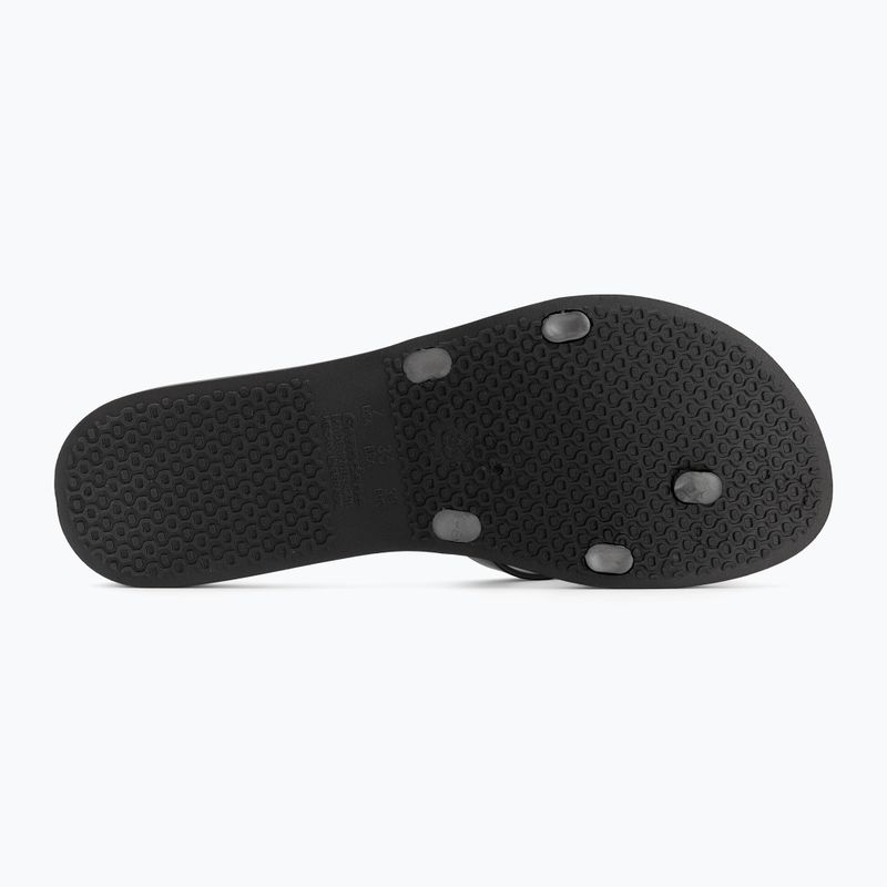 Moteriškos šlepetės per pirštą Ipanema Kirei black/silver 4