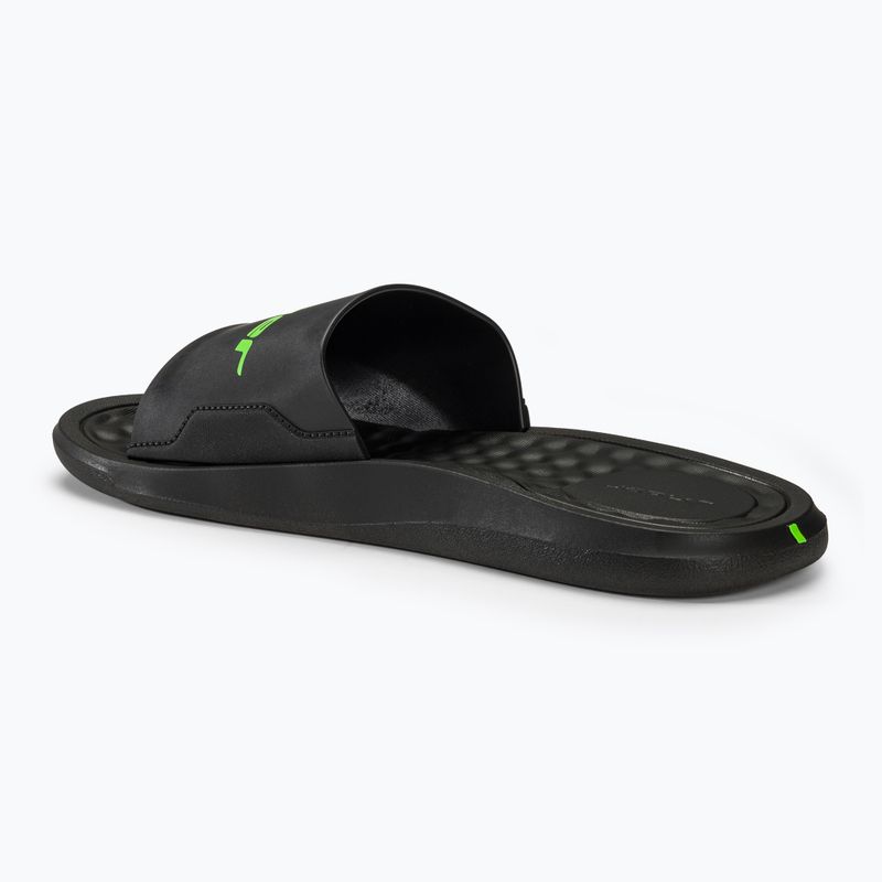 Vyriškos šlepetės RIDER Step Slide black/green 3