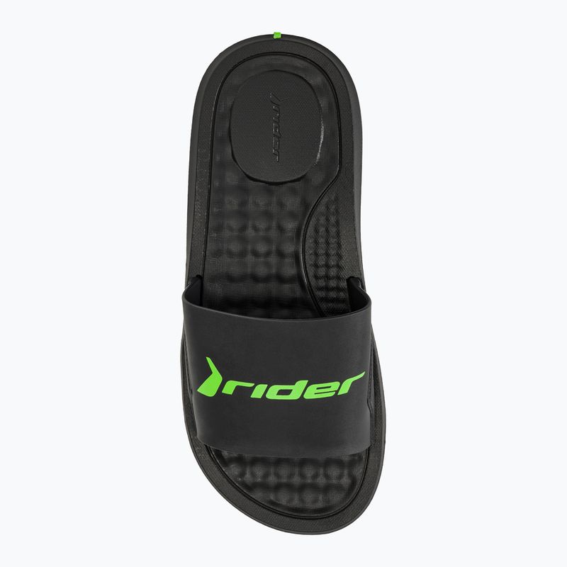 Vyriškos šlepetės RIDER Step Slide black/green 5