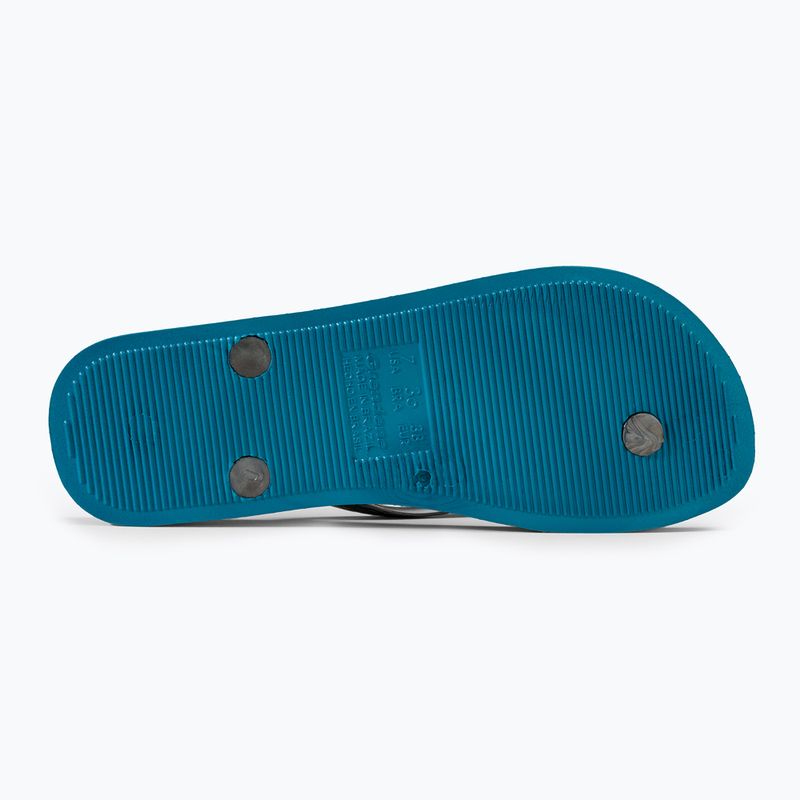 Moteriškos šlepetės per pirštą Ipanema Anatomic Brasilidade blue/silver 4
