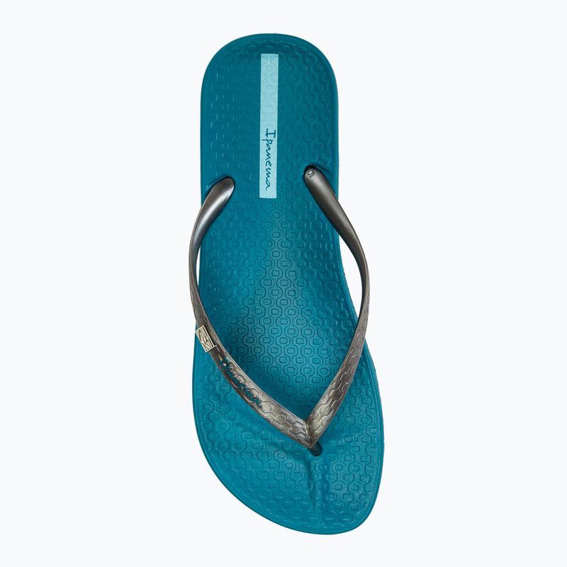 Moteriškos šlepetės per pirštą Ipanema Anatomic Brasilidade blue/silver 5