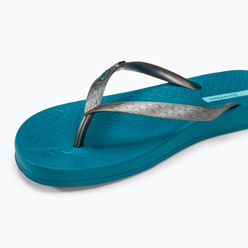 Moteriškos šlepetės per pirštą Ipanema Anatomic Brasilidade blue/silver 7