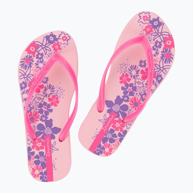 Moteriškos šlepetės per pirštą Ipanema Classic Happy XII pink/pink/lilac 3