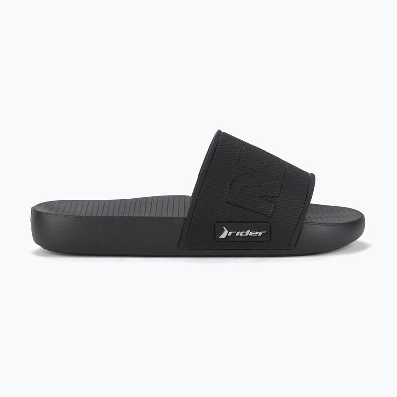 Vyriškos šlepetės RIDER Grid Slide black/black/silver 3