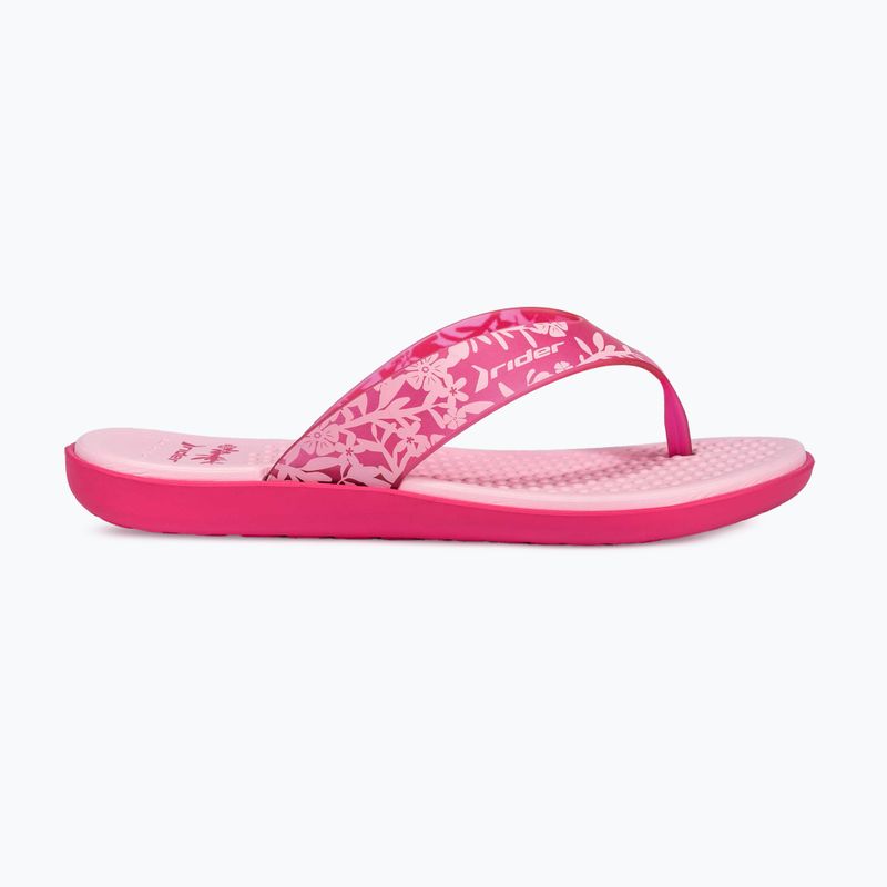 Moteriškos šlepetės per pirštą RIDER Aqua VI pink/pink 3