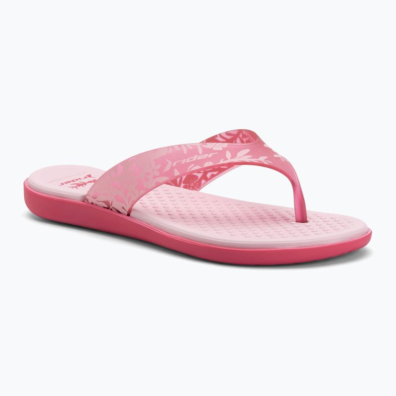 Moteriškos šlepetės per pirštą RIDER Aqua VI pink/pink