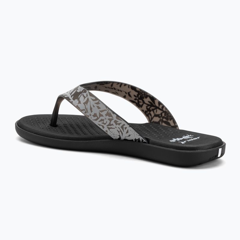 Moteriškos šlepetės per pirštą RIDER Aqua VI black/grey 3