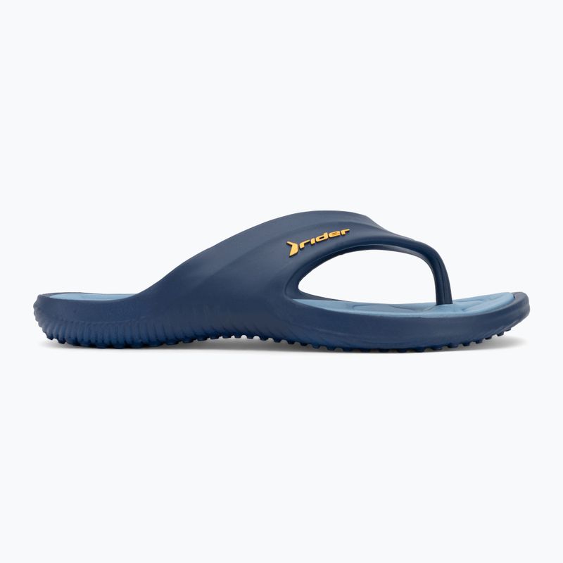 Vyriškos šlepetės per pirštą Rider Cape XVIII blue/blue/yellow 2