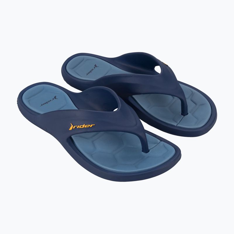 Vyriškos šlepetės per pirštą Rider Cape XVIII blue/blue/yellow 8
