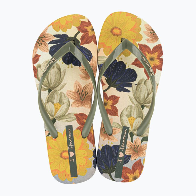 Moteriškos šlepetės Ipanema Verao Tropical beige/green 2