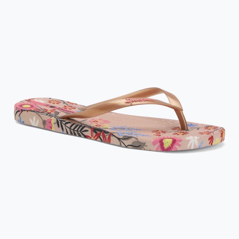 Moteriškos šlepetės Ipanema Verao Tropical beige/gold