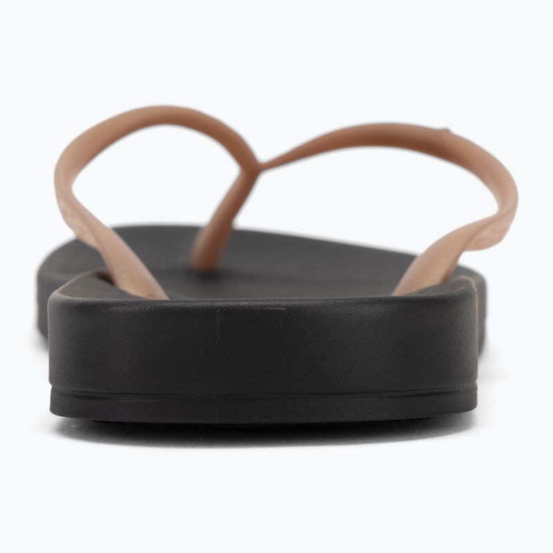 Moteriškos šlepetės per pirštą Ipanema Anat Tan black/gold 6