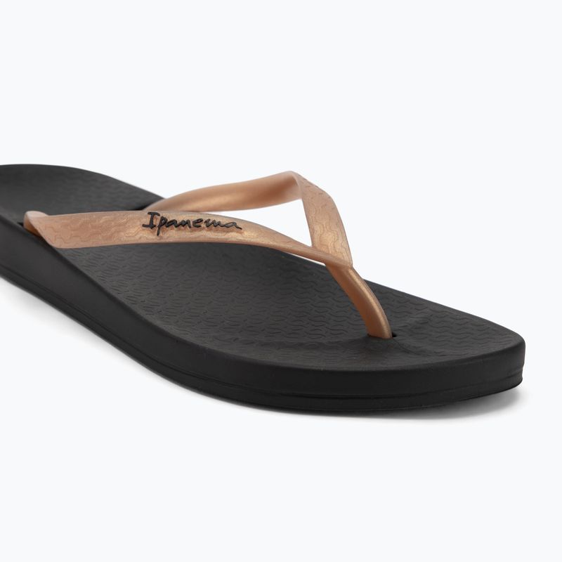 Moteriškos šlepetės per pirštą Ipanema Anat Tan black/gold 7