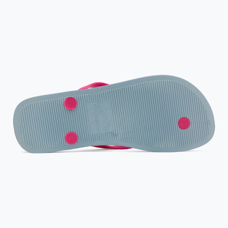 Moteriškos šlepetės per pirštą Ipanema Clas Brasil II blue/pink 4