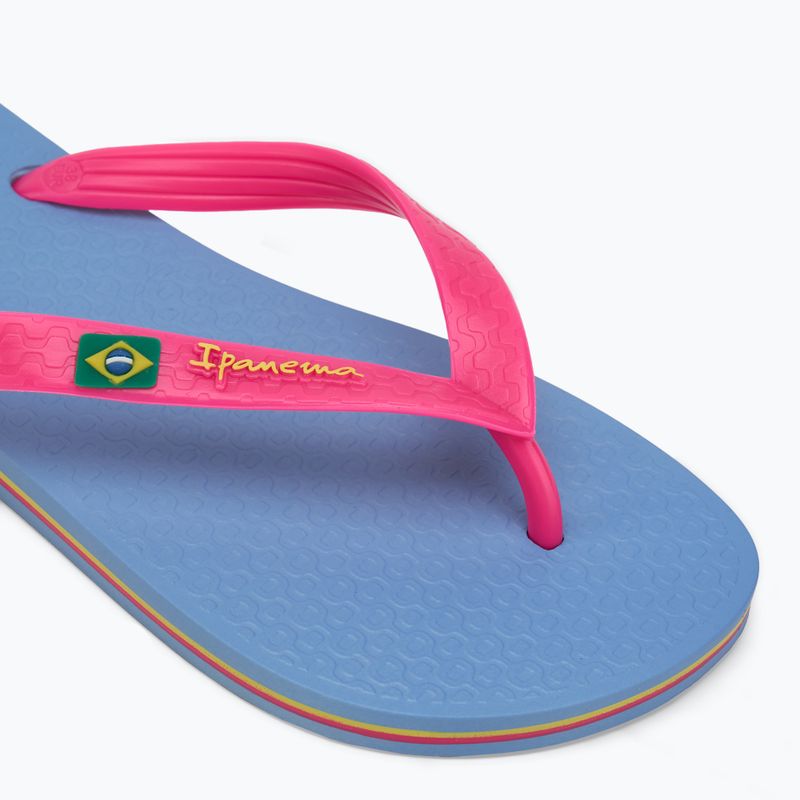 Moteriškos šlepetės per pirštą Ipanema Clas Brasil II blue/pink 7