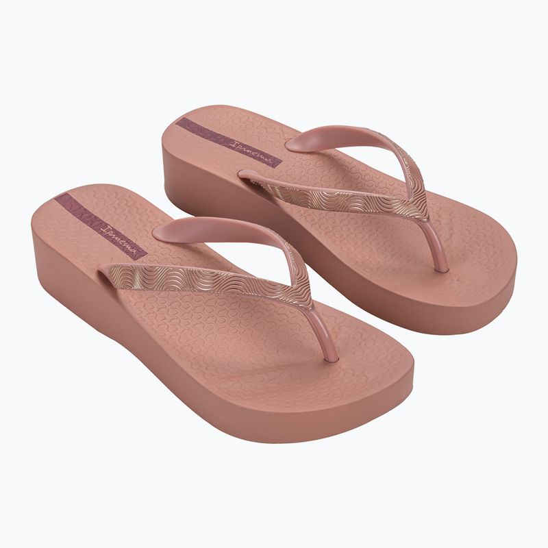 Moteriškos "Ipanema Mesh X Plat" šlepetės pink/pink/red