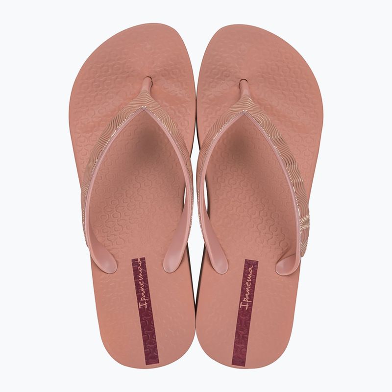 Moteriškos šlepetės per pirštą Ipanema Mesh X Plat pink/pink/red 2