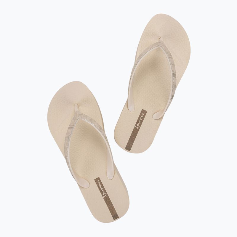 Moteriškos Ipanema Mesh X Plat šlepetės beige/beige/brown 3