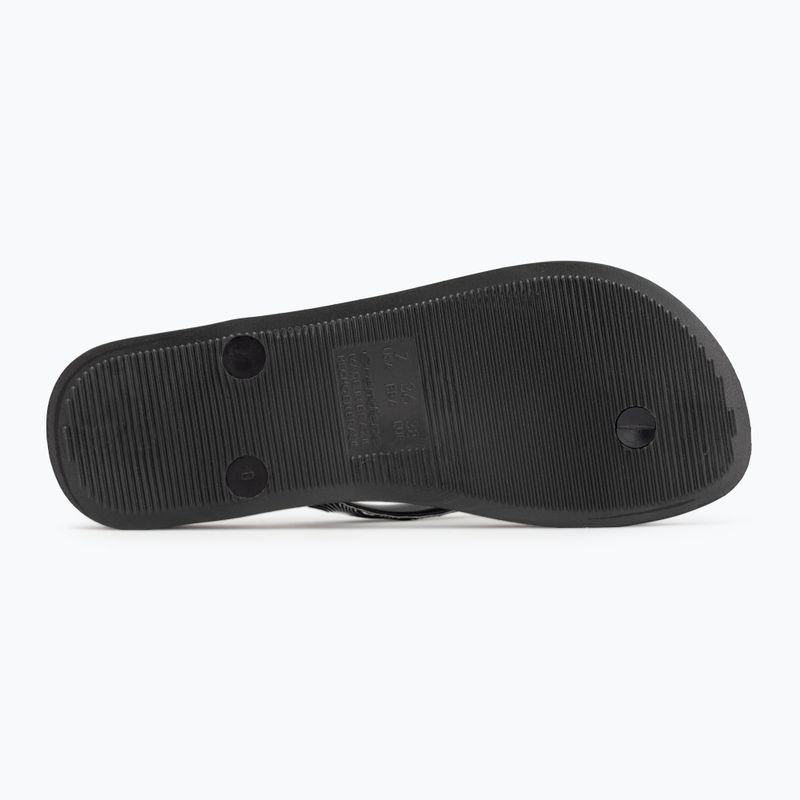 Moteriškos šlepetės per pirštą Ipanema Mesh IX black/black/dark grey 4