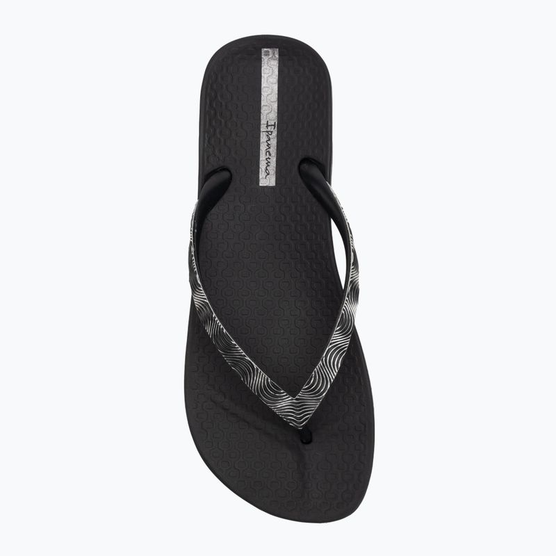 Moteriškos šlepetės per pirštą Ipanema Mesh IX black/black/dark grey 5
