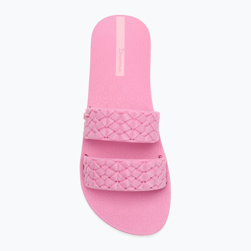Moteriškos šlepetės Ipanema Renda II pink/pink/glitter pink 5