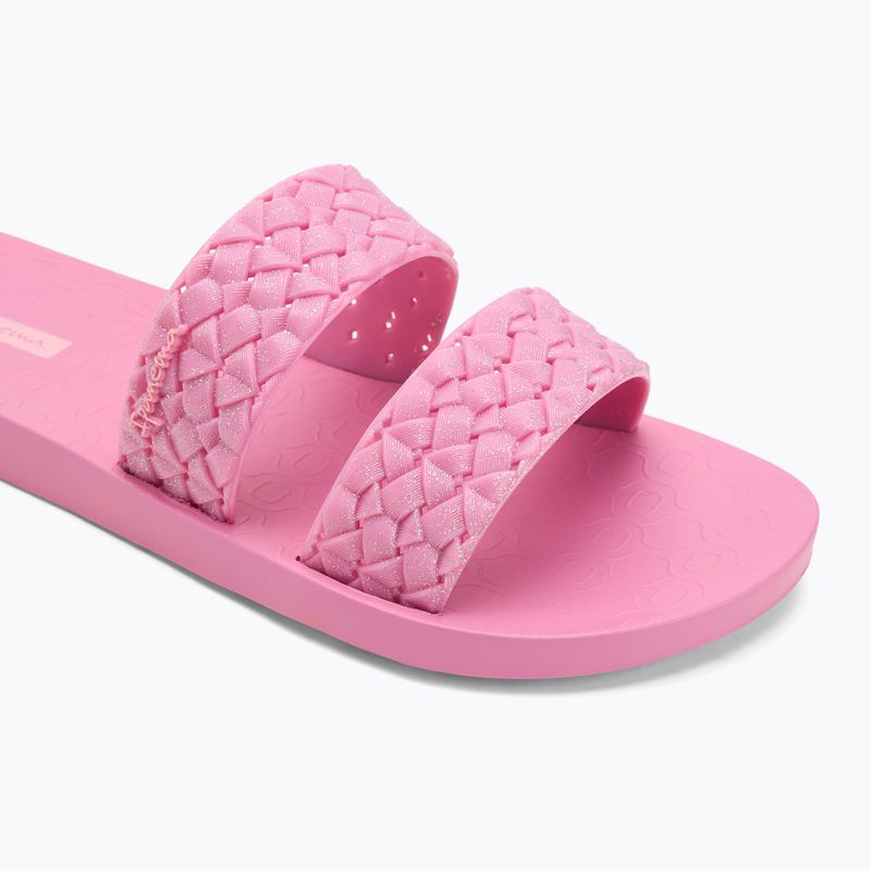 Moteriškos šlepetės Ipanema Renda II pink/pink/glitter pink 7