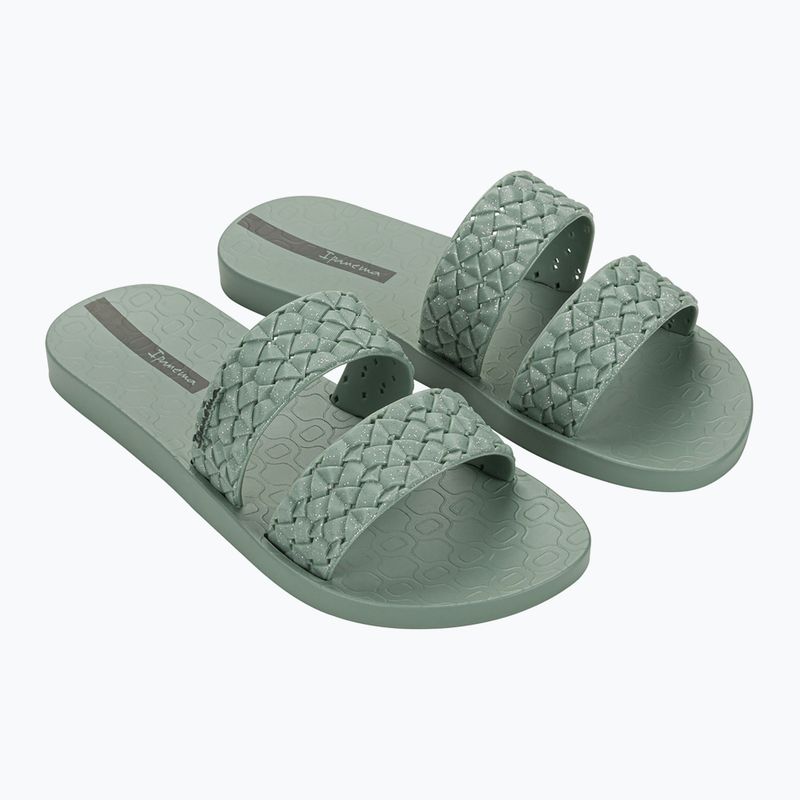 Moteriškos šlepetės Ipanema Renda II green/green/glitter green