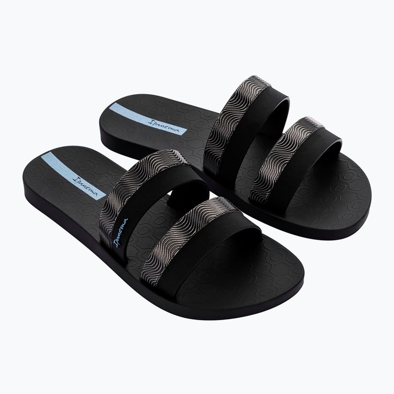 Moteriškos šlepetės Ipanema Mesh Slide black/blue