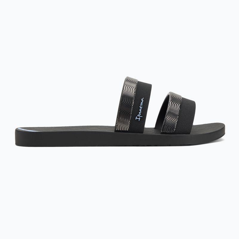 Moteriškos šlepetės Ipanema Mesh Slide black/blue 2