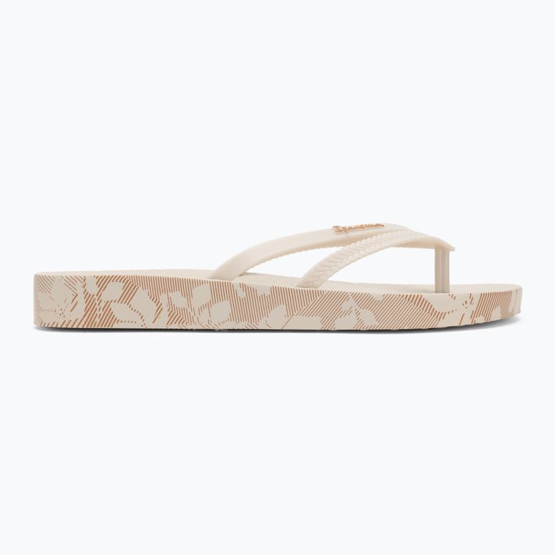 Moteriškos šlepetės per pirštą Ipanema Bossa Soft V beige/light beige 2