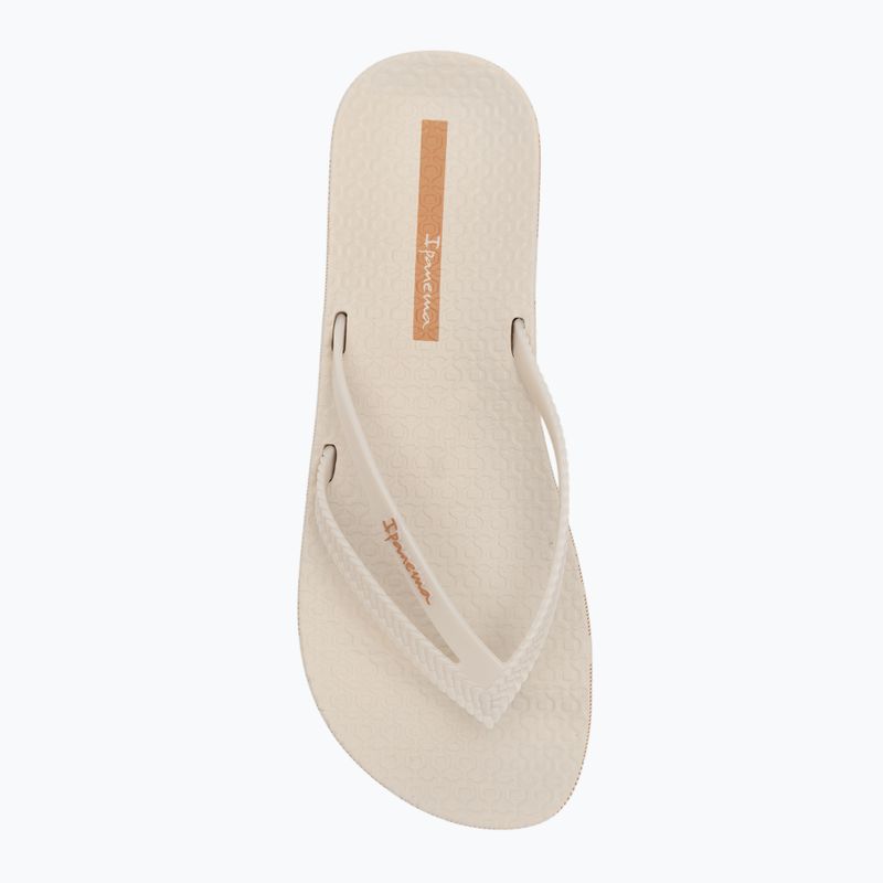 Moteriškos šlepetės per pirštą Ipanema Bossa Soft V beige/light beige 5