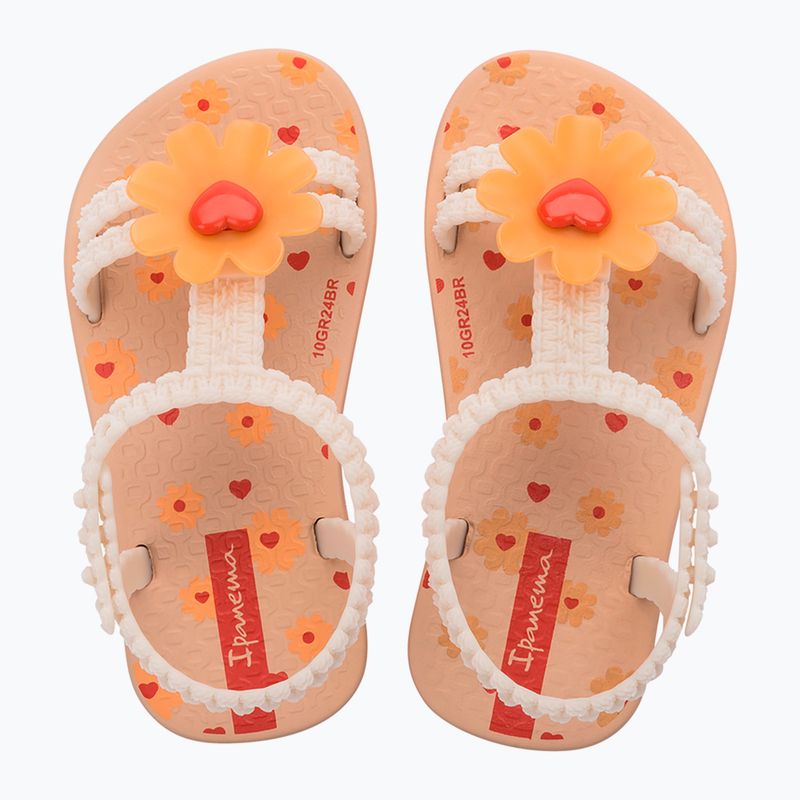 "Ipanema Daisy Baby" smėlio, smėlio ir oranžinės spalvos sandalai 2