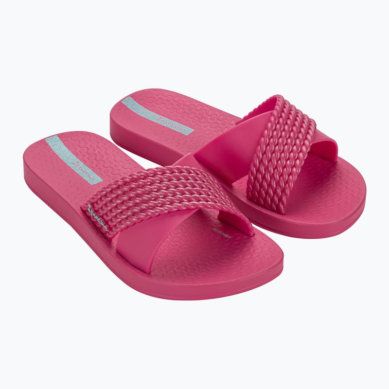 Vaikiškos šlepetės Ipanema Street Kids pink/dark pink/green