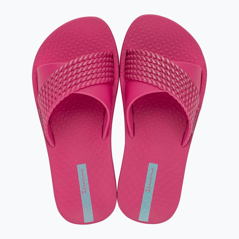 Vaikiškos šlepetės Ipanema Street Kids pink/dark pink/green 2