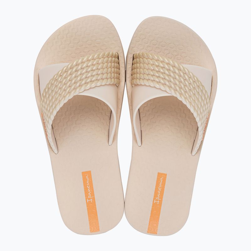 Vaikiškos šlepetės Ipanema Street Kids beige/beige/orange 2