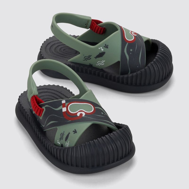 "Ipanema Fun Sea Baby" sandalai pilki/žali 3