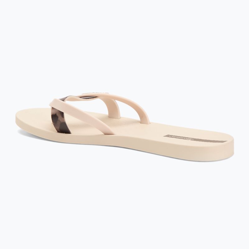 Moteriškos šlepetės per pirštą Ipanema Kirei Chic beige/brown 3