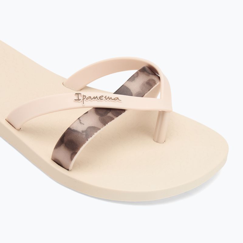 Moteriškos šlepetės per pirštą Ipanema Kirei Chic beige/brown 7