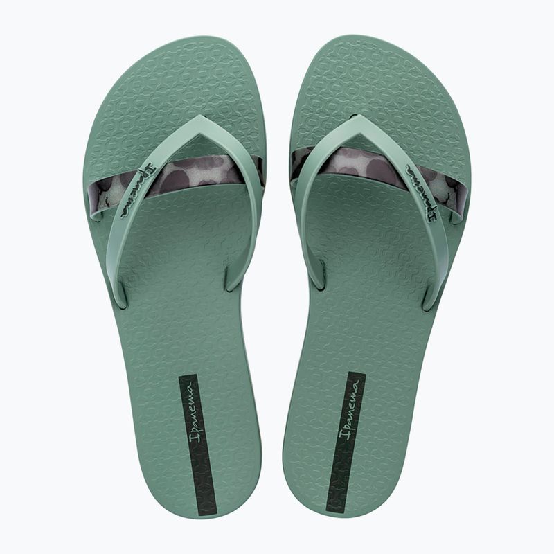 Moteriškos šlepetės per pirštą Ipanema Kirei Chic green 2