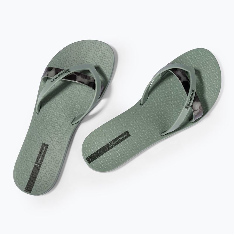 Moteriškos šlepetės per pirštą Ipanema Kirei Chic green 3