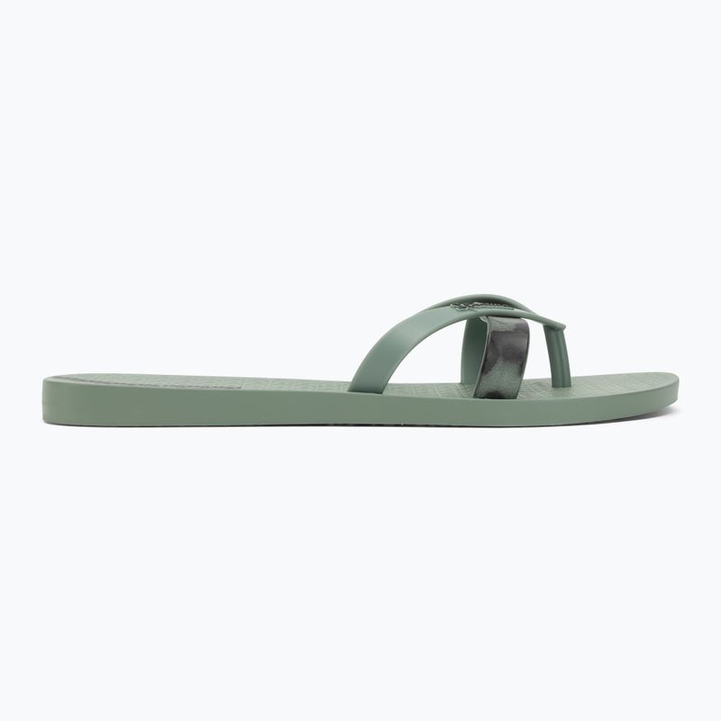 Moteriškos šlepetės per pirštą Ipanema Kirei Chic green 2