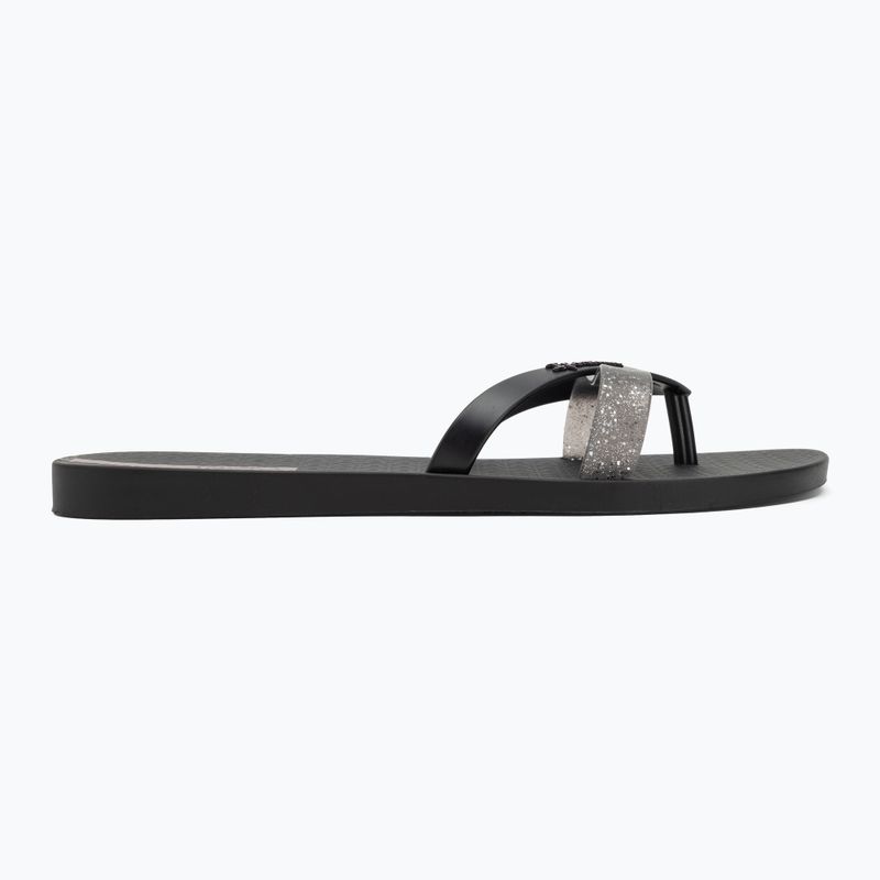 Moteriškos šlepetės per pirštą Ipanema Kirei Chic black/glitter/purple 2