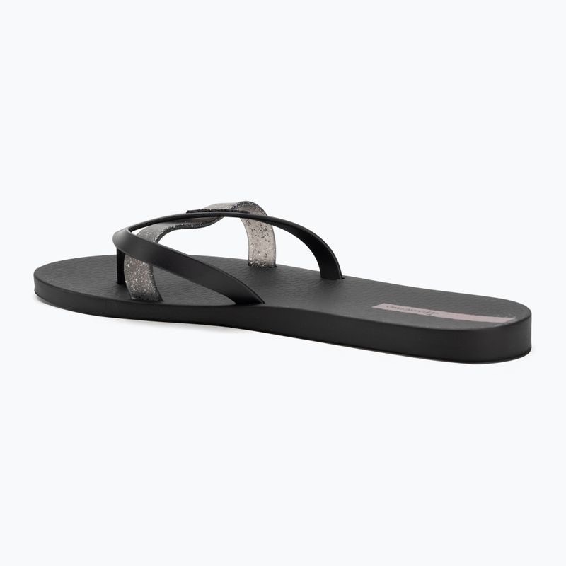 Moteriškos šlepetės per pirštą Ipanema Kirei Chic black/glitter/purple 3