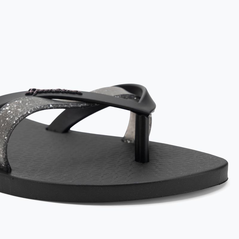 Moteriškos šlepetės per pirštą Ipanema Kirei Chic black/glitter/purple 7